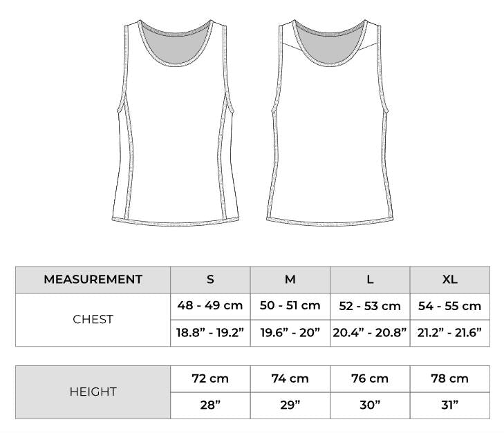 PUMP! Tanktop Whisper Sheer Stripes Form - Fitting White Tank Top 14025 217