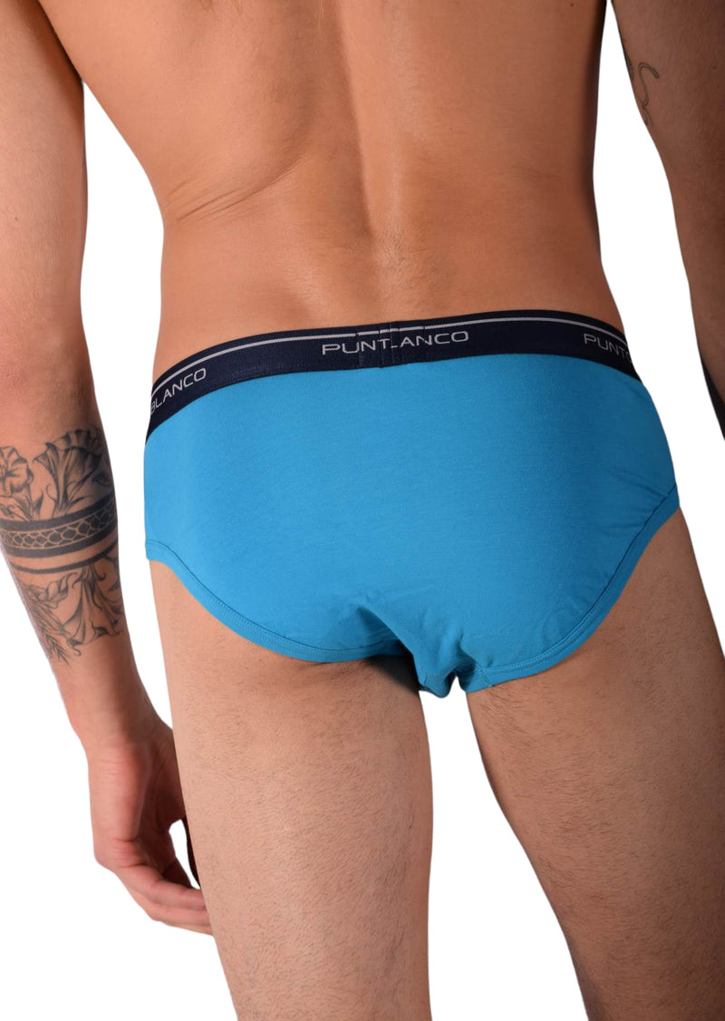 Punto Blanco Small Briefs Basix 53489-10 Aqua P2