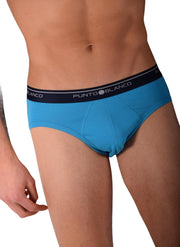 Punto Blanco Small Briefs Basix 53489-10 Aqua P2