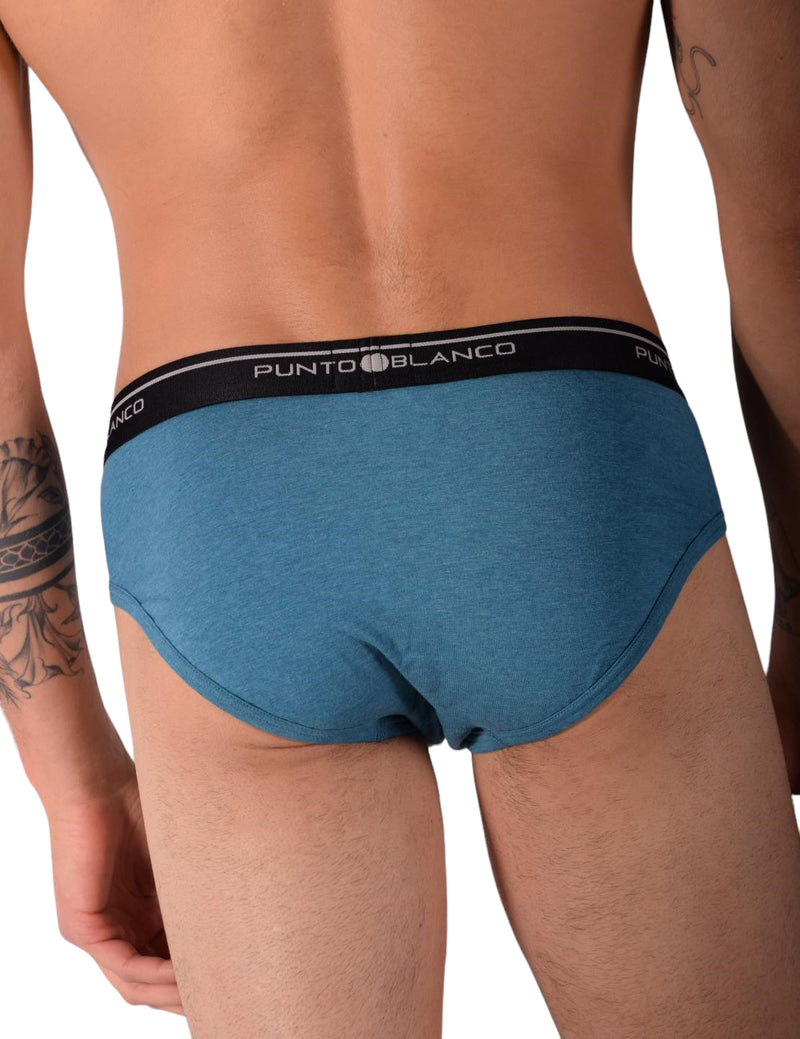 Punto Blanco Small Briefs Basix 53489-10 Blue P4