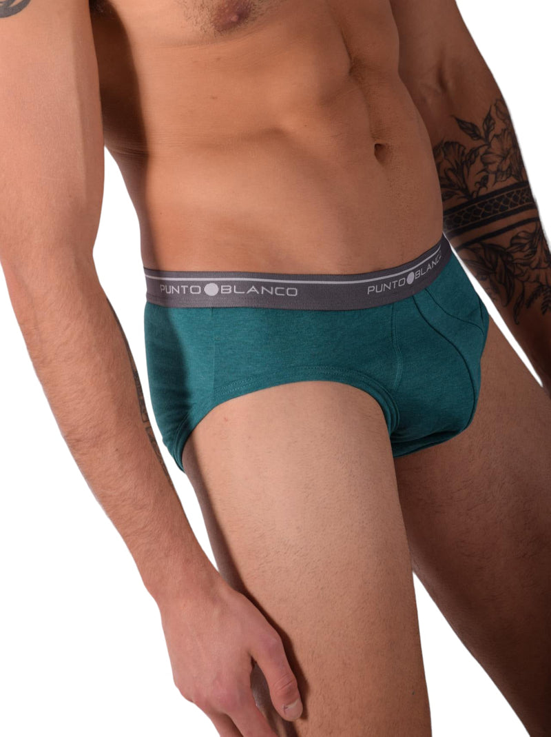 Punto Blanco Small Briefs Basix 53489-10 Green P13