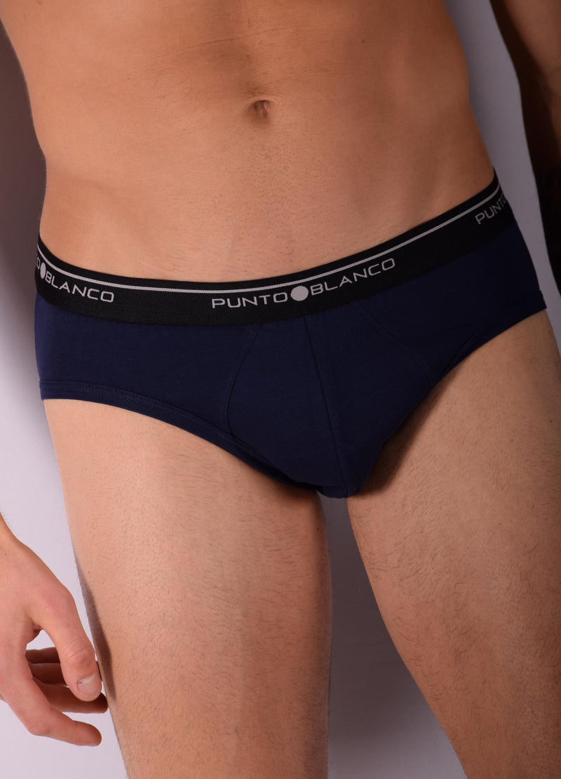 Punto Blanco Small Briefs Basix 53489-10 Navy P6
