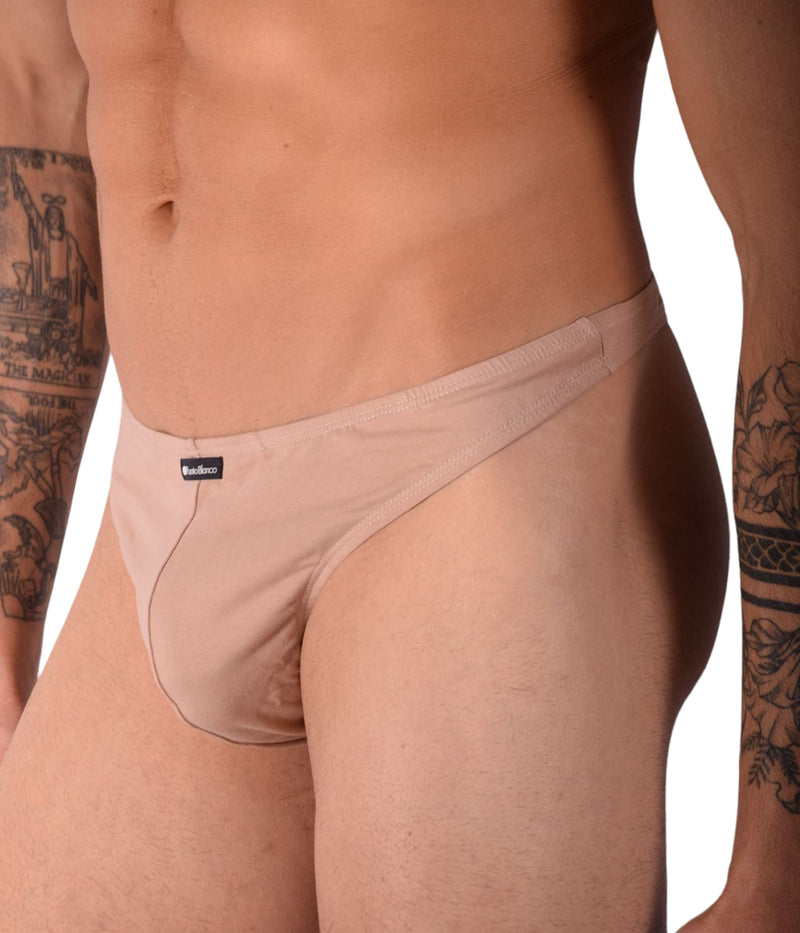 Punto Blanco Thongs Invisible Soft Cotton Tangas Nude 3620 14