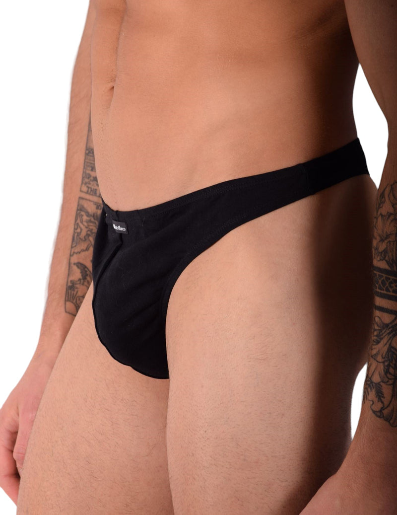 Punto Blanco Thongs Invisible Soft Cotton Thong Black 3620 13
