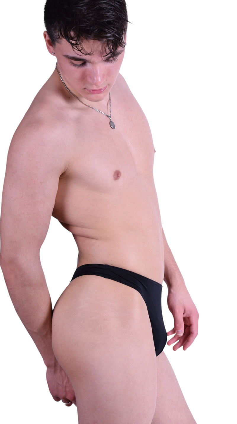 Punto Blanco Thongs Invisible Soft Cotton Thong Black 3620 13