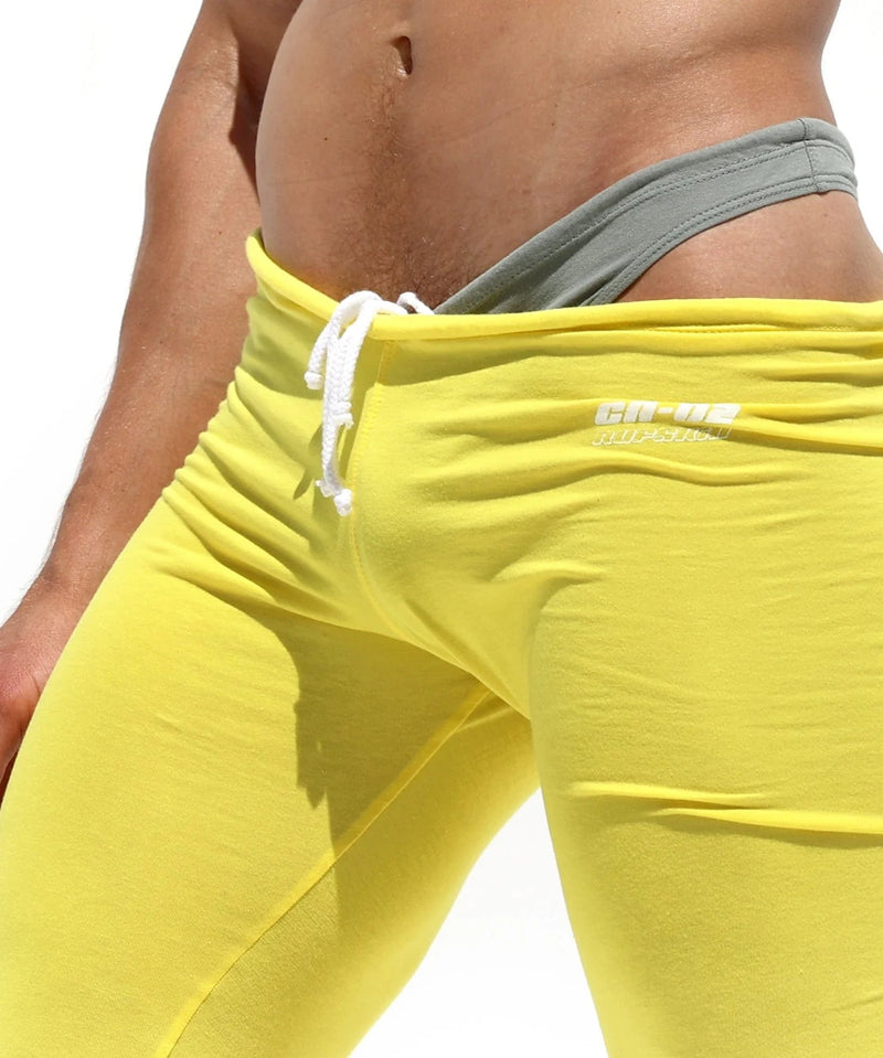 RUFSKIN 3/4 Length Legging JED Yellow Stretch Cotton Modal Long John 583