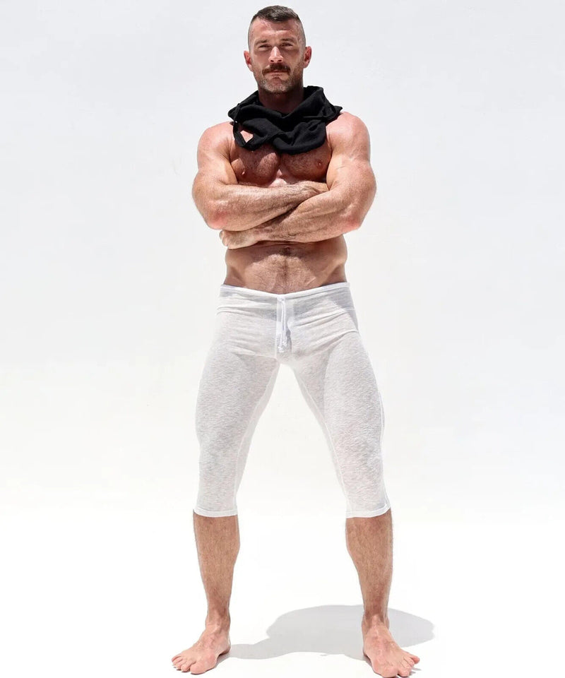 RUFSKIN 3/4 Length Lounge Legging Stratus Stretch Cotton Slub Jersay Cloud 765