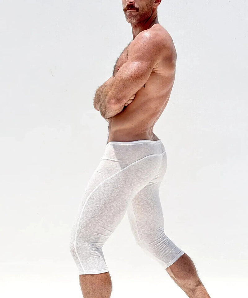 RUFSKIN 3/4 Length Lounge Legging Stratus Stretch Cotton Slub Jersay Cloud 761