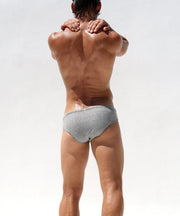 RUFSKIN Brief Rafer Mini - Sunga Stretch Ribbed Knit Briefs Heather Grey 775