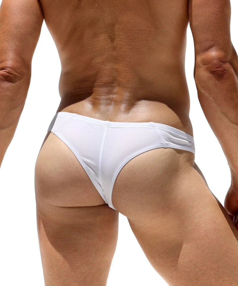 RUFSKIN Cheeky Briefs RIVIERA Stretch Interlock Twist Yarn White 423
