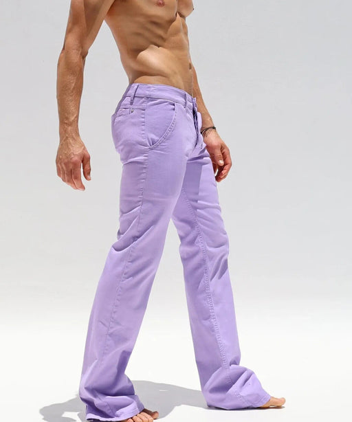 RUFSKIN Pants Matelot Mild Flare Leg Premium Stretch Twill Denim Pant Lavender
