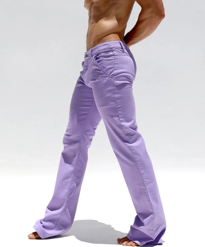 RUFSKIN Pants Matelot Mild Flare Leg Premium Stretch Twill Denim Pant Lavender