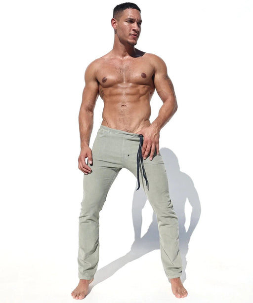 RUFSKIN Pants Wiley Stretch Corduroy Slim - Fit Straight - Leg Denim Rope Sage 72