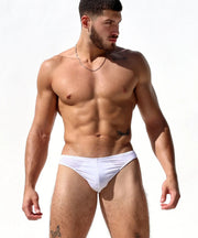 RUFSKIN's Signature T-back GOGO Thongs Stretch Rayon Dual Layer Glacier White 2