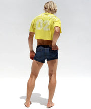 RUFSKIN Shorts PAZ Dark Distressed Stetch Denim Micro Short Sun Kissed 56