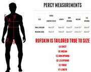 RUFSKIN Singlet PERCY Perforated Stretch Cotton Fitted Bodysuit Heather Grey 58