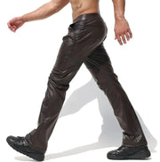 RUFSKIN Slim-Fit Straight-Leg Lounge Pant Back-Yoke Deluxe Matte Brown Has**