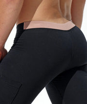 RUFSKIN Sport - Lounge Leggings ZENITH Stretch Cotton Loop Terry in Jet Black 72