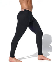 RUFSKIN Sport - Lounge Leggings ZENITH Stretch Cotton Loop Terry in Jet Black 71