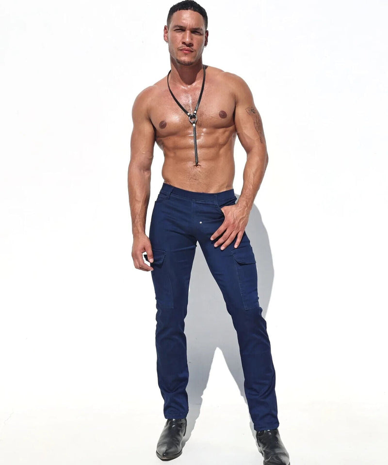 RUFSKIN Stretch Satin Denim Pants DENVER Carpenter Cargo Pant 138