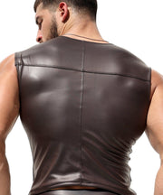 RUFSKIN Tank Top Sleevless T - Vibe Stretch Matte Sylvester Brown Hue 715