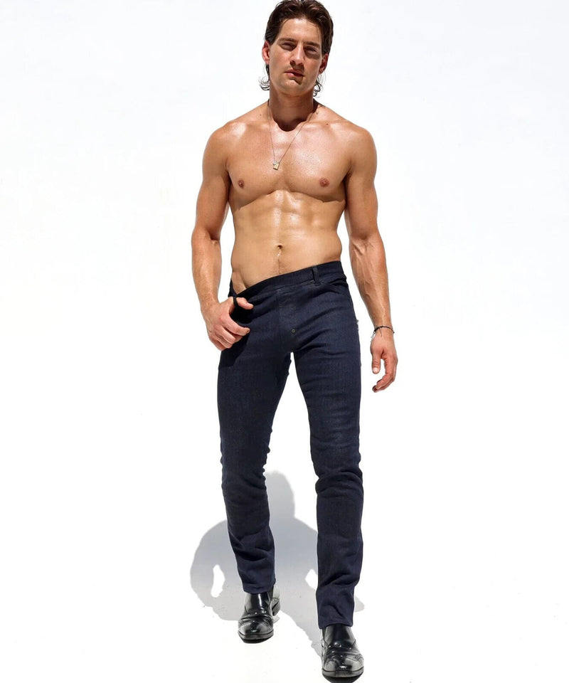 RUFSKIN's Jeans Cotton Denim MORRIS Stretch Pants Slim - Fit Indigo 24