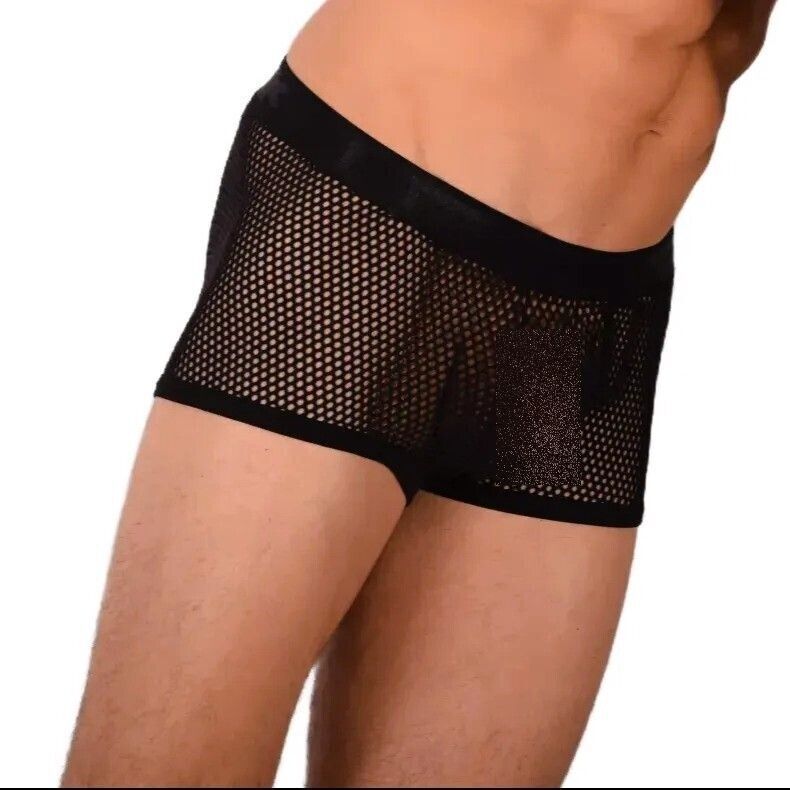 S SMU Sensual C - Thru Black Boxer MX20 341171