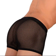 S SMU Sensual C - Thru Black Boxer MX20 341175