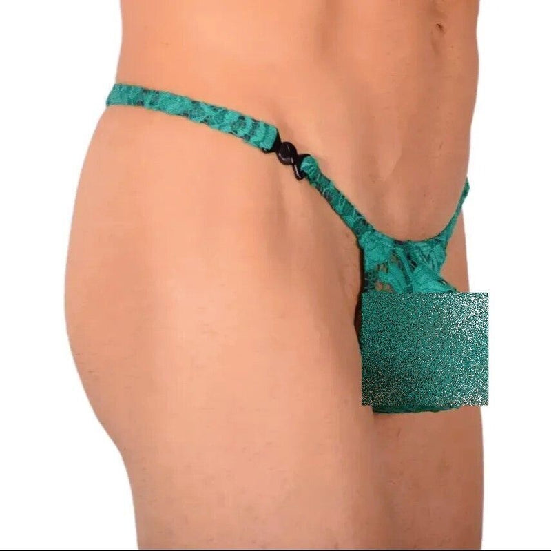 S SMU Sensual Green C - Thru Thong MX20 3411411