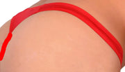 S SMU Sensual Red Thong 33633 MX146