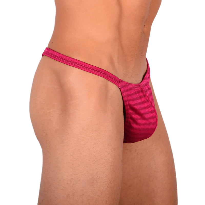 S SMU Sensual Red Thong 33696 MX153