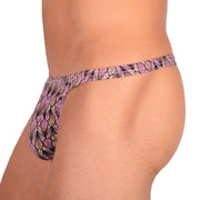 S SMU Sensual Retro Purple Thong 33687 MX152