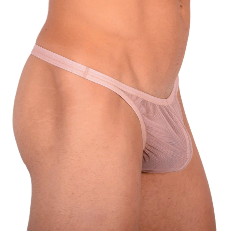 S SMU Sexy C - Thru Brown Thong 33704 MX153