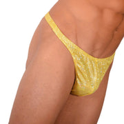 S SMU Sexy Party Yellow Thong 33831 MX176
