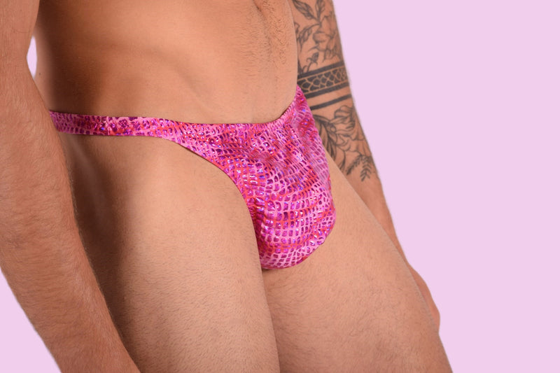 XS/S SMU Mens Swim Tanning Underwear Thong 33223 MX11