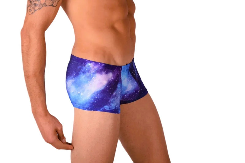 SMU Twilight Mini Boxer Brief Sports Cut Blue Mix P01705 H41