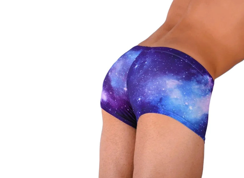 SMU Twilight Mini Boxer Brief Sports Cut Blue Mix P01705 H41