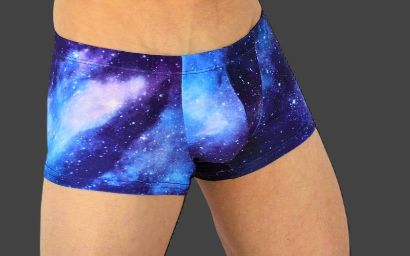 SMU Twilight Mini Boxer Brief Sports Cut Blue Mix P01705 H41