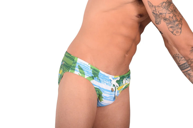 MARCUSE Janeiro Swimsuit Brief 9317 Blue 1