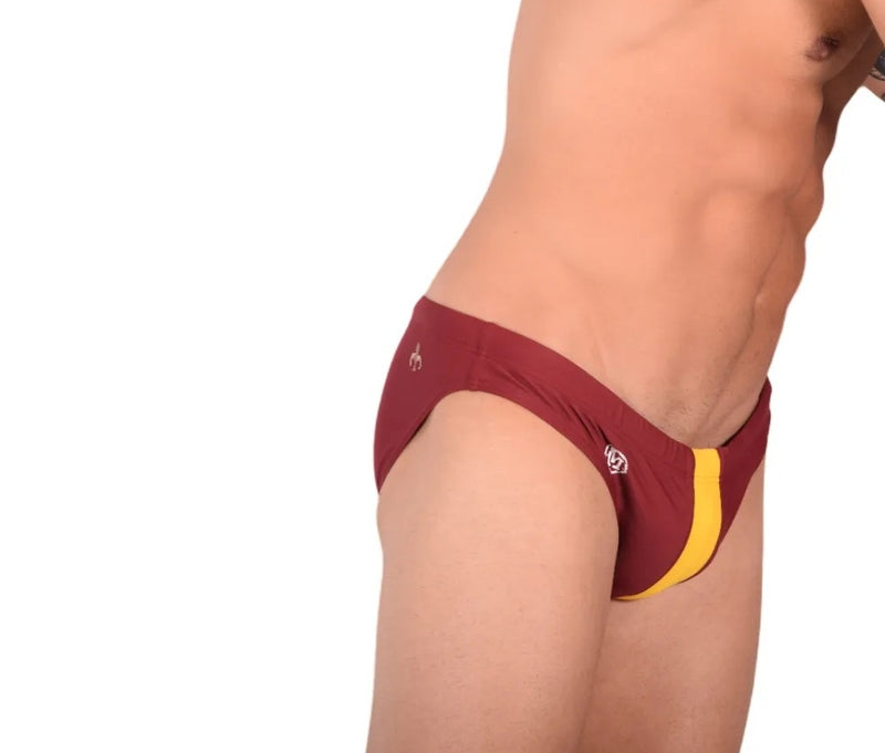 Marcuse Manifest Swimsuit Brief Burgundy 10218 2