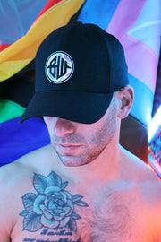 S/M BREEDWELL Flex Fit Cap Pure Pride Icon Hat With 3D Pride Puffer Logo 465