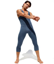 S/M RUFSKIN's Bodysuit LOLO Supple Stretch Rayon Singlet Hemmed at 3/4 Slate3
