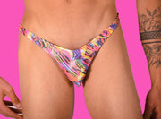 S/M SMU Mens Sensual Swim Tanning Flash Thong 33409 MX111