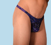 S/M SMU Mens Underwear Thong Dark Brilliant 33339 MX113