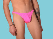 S/M SMU Mens Underwear Thong Pink 33326 MX111