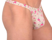 S/M SMU Sensual Thong Sand/Pink 33580 MX134