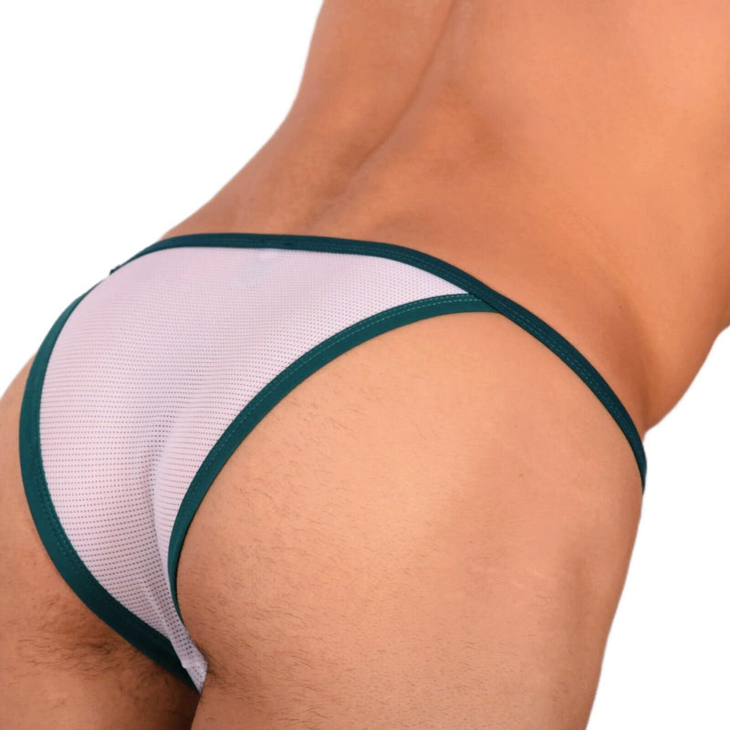 S/M SMU Sensual White Brief MX20 340826