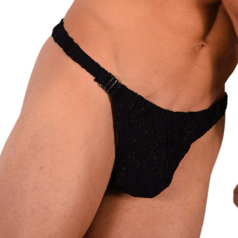 S/M SMU Sexy Detachable Black Thong MX20 340742