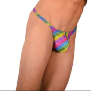 S/M SMU Sexy Rainbow Thong MX20 341393