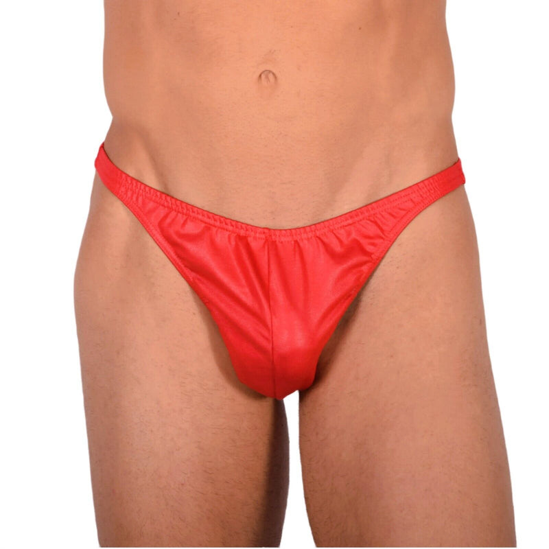 S/M SMU Sheer Red Thong MX19 339911